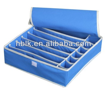 Home Fodable Nonwoven Bra Storage Box with Lid