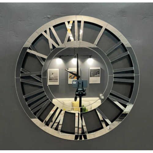 horloge murale miroir de style concis