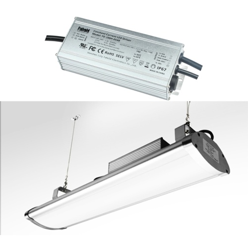 IP67 Tri Proof 선형 Led 일시 중지 된 빛 드라이버