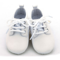 White Soft Sole Beche Christening Shoes