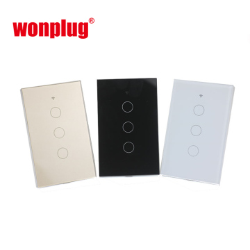 Tuya Smart Life: Newest 12 3 Gang Mobile Remote Control Smart Touch Wall Switch Panel Zigbee Crystal WIFI Switch