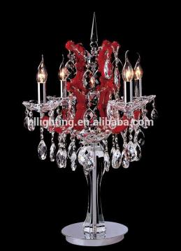Antique design gold table top chandelier centerpieces