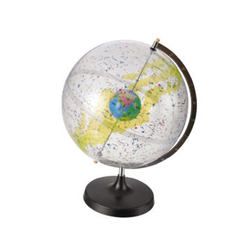 Trasparente globo celeste per l'educazione scolastica: uno strumento essenziale per l'apprendimento dell'astronomia