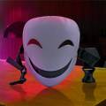 Máscara Smiley Branca Kagetane Hiruko