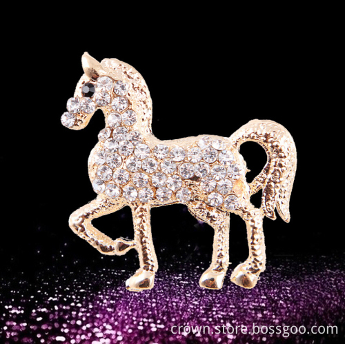 AB Crystal Brooch Pins