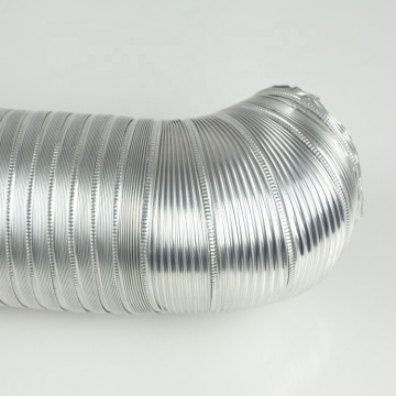 Conduit d&#39;air aluminium semi-rigide ronde ignifuge