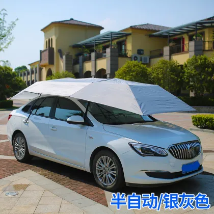 Electric outdoor car sunshade