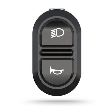 Electric Bike Scooter Light Switch - Ebike Lamp and Horn Switch for Motorcycle Button Control Handlebar Switch