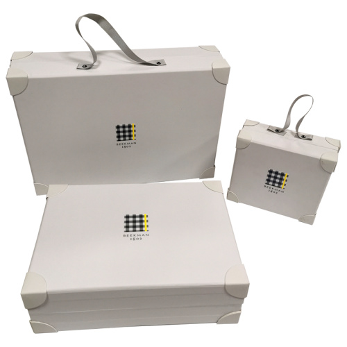 Paper packaging gift box With Handle