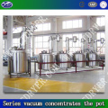 Series vacuum concentrator pot