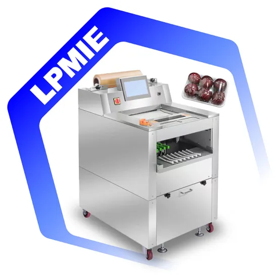 LPMIE Automatic Vertical Vegetable Packing Machine for Mushroom and Cucumber with Cling Film