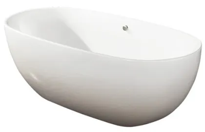 Kingston Brass Soaking Tub Acrylic Type Freestanding Solid Surface Soaking Bath Tub
