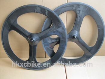 Carbon 3 spokes wheels