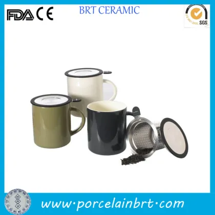 Mighty leaf tea infuser ceramic Tea Cup Japan