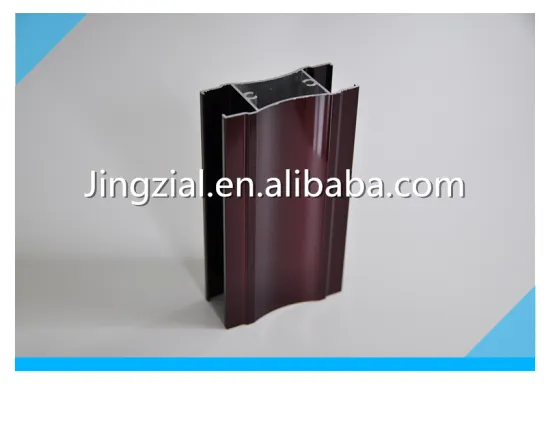 Aluminum sliding window profiles