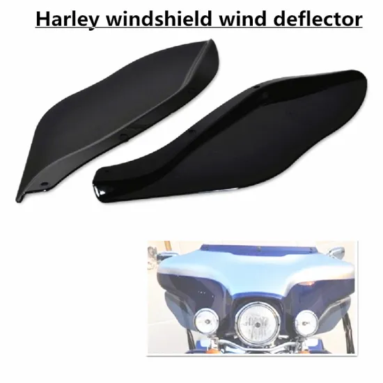 Plastic Side Wings bike Air Deflectors Windshield For Harley Davidso-n Touring FL '14-later Electra Glide Street Glide Tri Glide