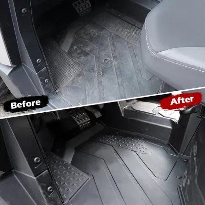 TPE Floor Mats for Polaris Ranger XD 1500 CREW 2024 by YongJin