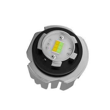 L1B سرعة مروحة السيارة LED المصابيح الأمامية لمبات الضباب المزدوج اللون 4575 رقائق 22W 6500K 3000K