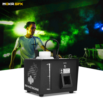 MOKA SFX 500W Mini Oil-Based Mist Haze Fog Machine for DJ Night Club Stage Laser Lighting Events