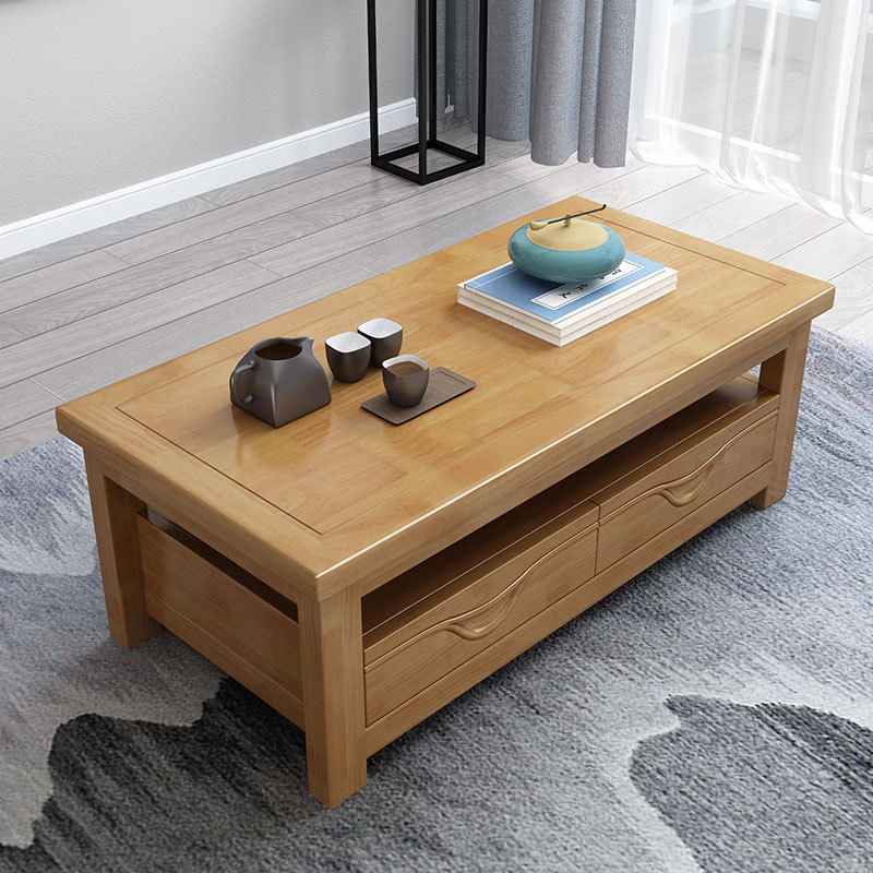 Tea Cube Wooden Tables With Drawers