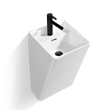 2021 Hot Selling Black Bathroom Wall Hung Ceramic Basin Supplies