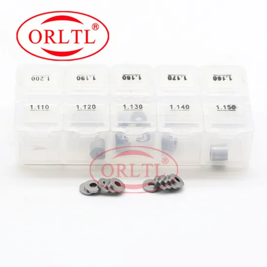 ORLTL 50 Pcs Common Rail Injector Shims for B41 Fuel Injector Adjustment