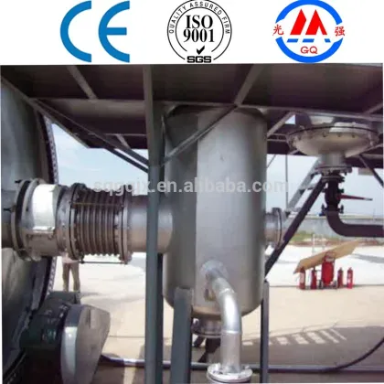 new condition pyrolysis plant plastic rubber pyrolysis machinery