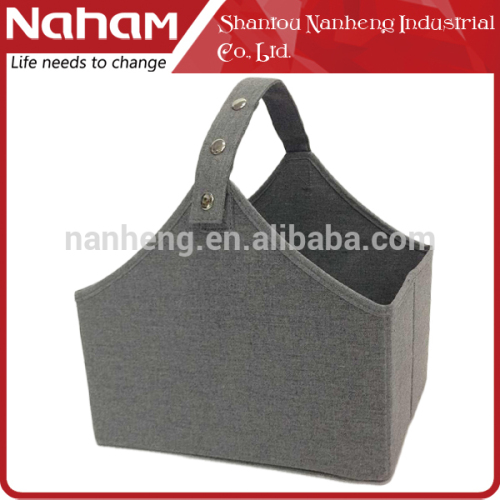 NAHAM renewable cotton storage baskets with handle