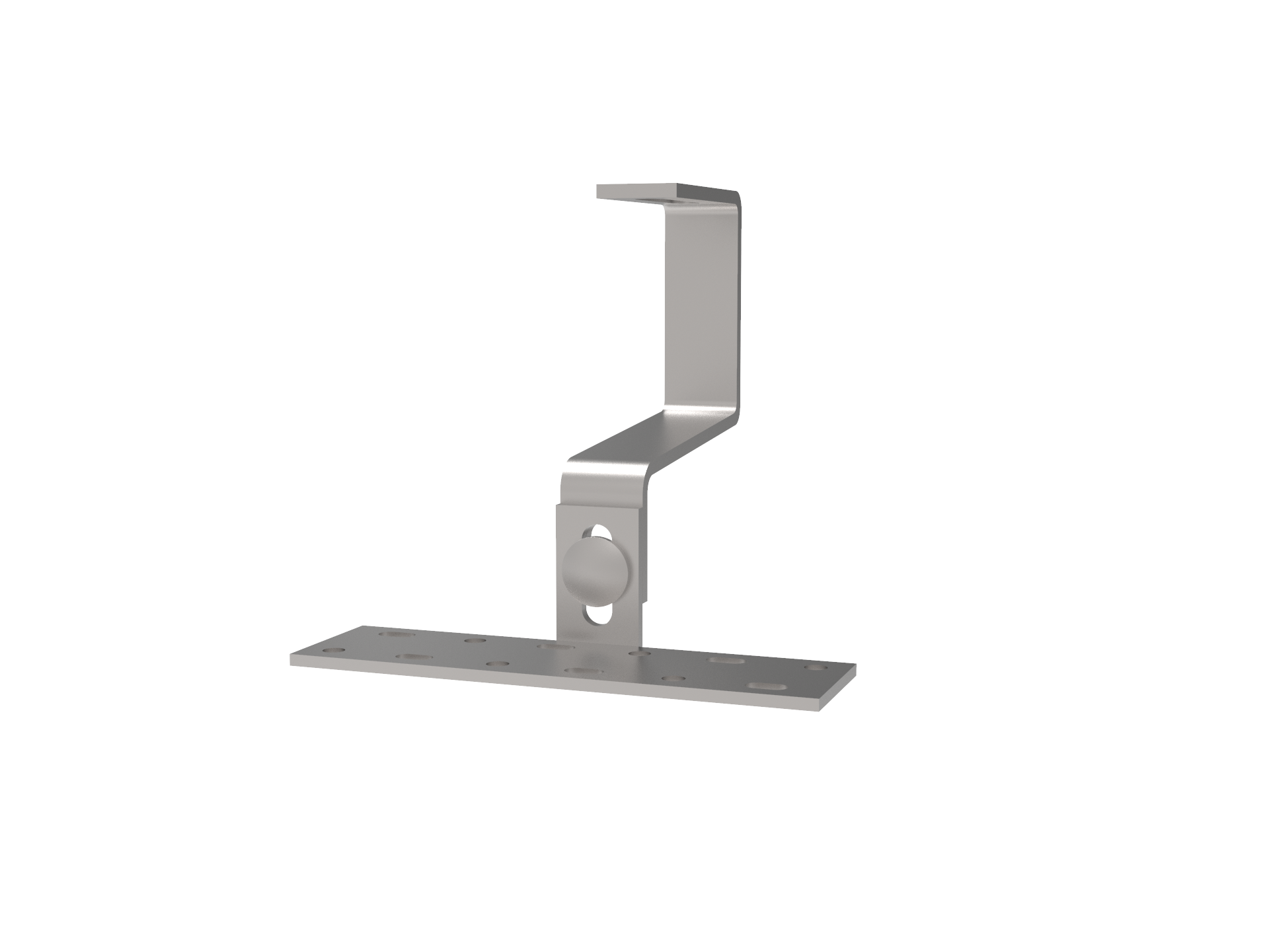 Flat bending hook component adjustable type