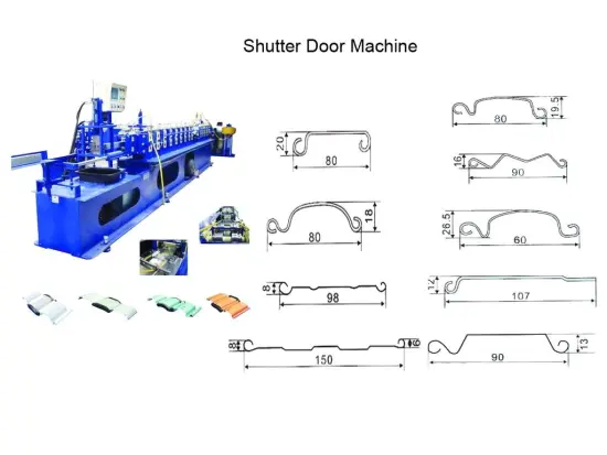Roller shutter door roll forming machine