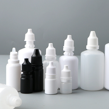 Plastic Eye Container Dropper - 5ml, 15ml, 30ml, 50ml Medical Squeeze Bottles with Safety Lids
