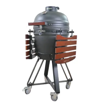 Auplex Outdoor Charcoal Ceramic Beefmaster Smokeless Grill Barbecue 18 Inch Komodo /Kamado bbq