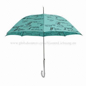 Advertising umbrella, auto-open, with logo printing