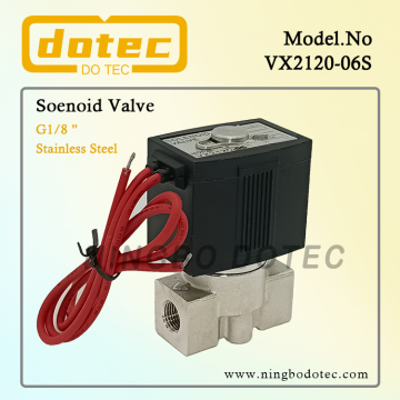 VX2120-06 1/8 '' Injap Solenoid Keluli Stainless SMC