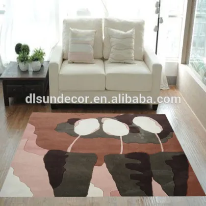 polyester handmade area rugs
