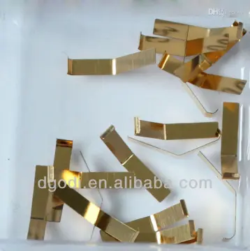 gold plated brass copper electrical ground spring contact
