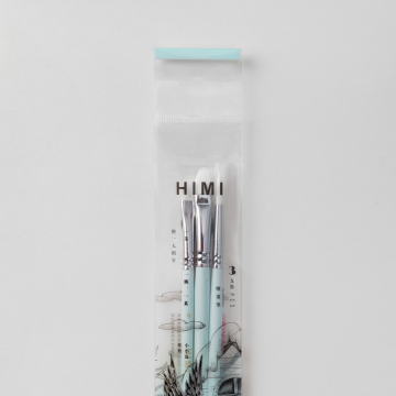 HIMI Little Vogelmalerei Pinsel 3pcs - Pink/Blau/Gelb/Grün