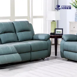 Premium Manual Recline Chair in Cyan