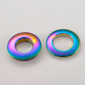 Iridescence Color Zinc Alloy Eyelet Rivets for Clothing and Jeans
