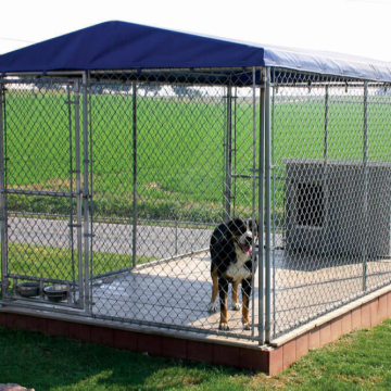 Heavy duty fancy galvanized outdoor dog kennels