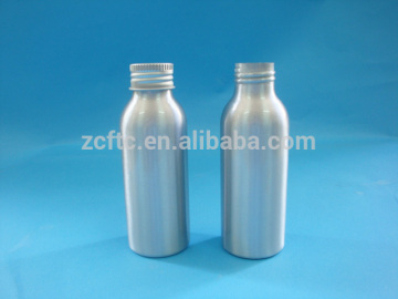 50ml 60ml 100ml aluminum perfume bottle with aluminum cap, cosmetic aluminum bottle, personal care aluminum lotion bottle
