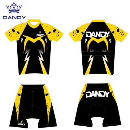 Customized cycling jersey with soft cushion