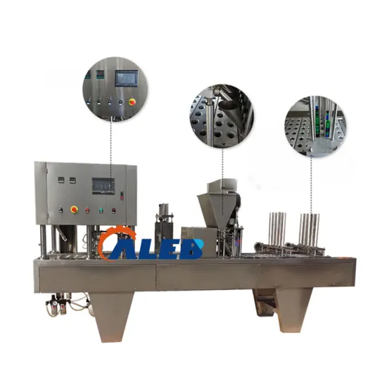 Commercial Machine for Ice Cream, Water Jelly, and Plastic Cup Filling & Sealing