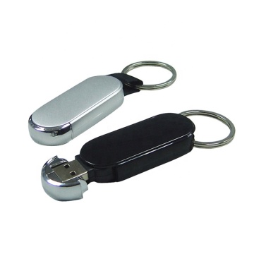 Oval Metal Keychain - Acessório elegante para suas chaves