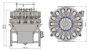 High-tech 14 Head Multi-head Combination Weigher
