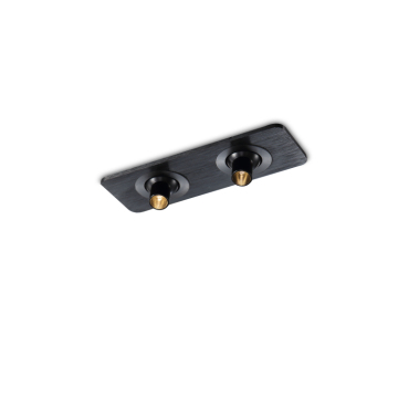 Moderne schwarz eingebrauchte LED -Schranklichter 2*1W