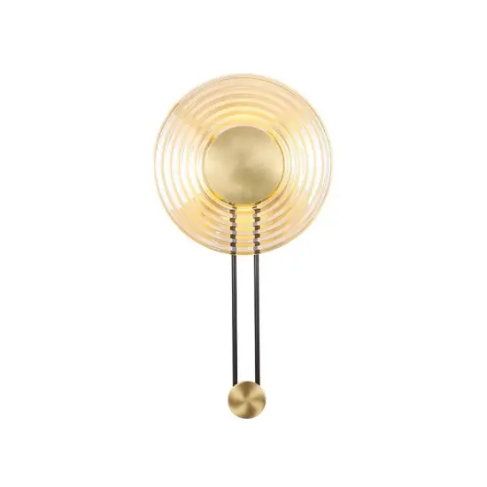 INSHINE Glass Round Metal Wall Lamp