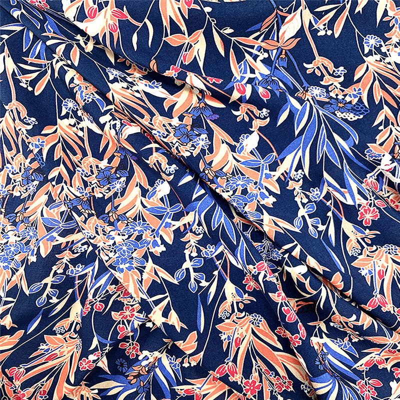 Floral Printing Rayon Fabric 2