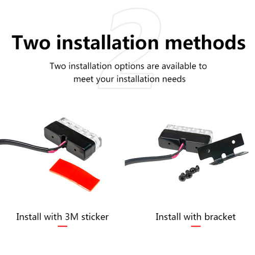મોટરસાયકલ યુનિવર્સલ મલ્ટિ-ફંક્શન સૂચક સિગ્નલ લાઇટ