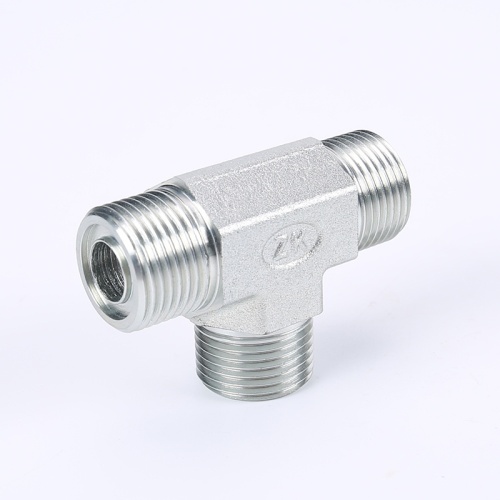 Pipe Couplers Hydraulic Parts Pipe Fittings Stainless Steel Male Tee Factory